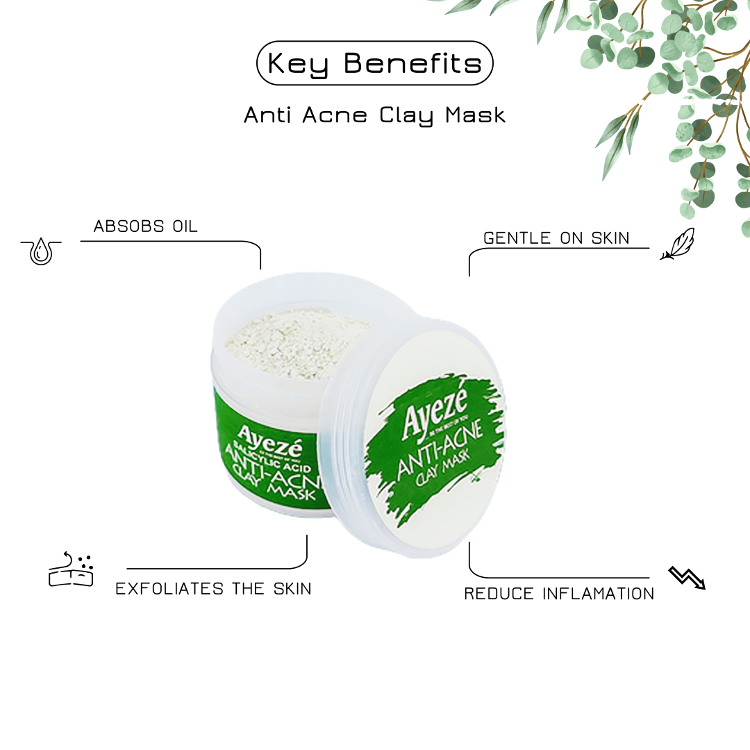 Anti Acne Clay Mask Salicylic Acid 200g